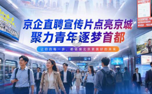京企直聘宣传片点亮京城！聚力青年逐梦首都